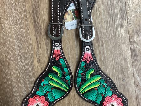 SPUR STRAPS, CACTUS PINK FLOWER Hot on Sale