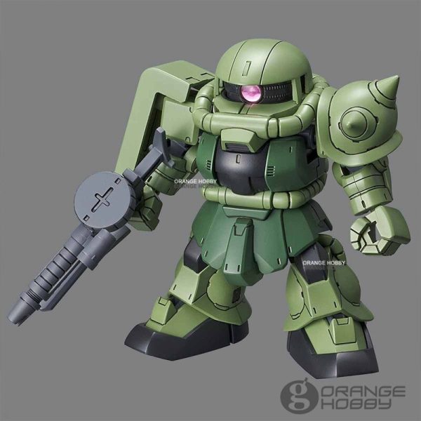 OHS Bandai SD CS Q Ver. Gundam Cross Silhouette Zaku II SD Frame Included Mobile Suit Assembly Model Kits For Cheap