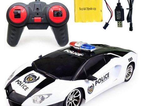 Ye Jia Toys 266-5 1 12 Wireless 4CH Simulation Police Rc Car with Front LED Light Model Cheap