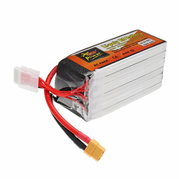 ZOP POWER 22.2V 5200mAh 50C 6S Lipo Battery With XT60 Plug For RC Models For Cheap