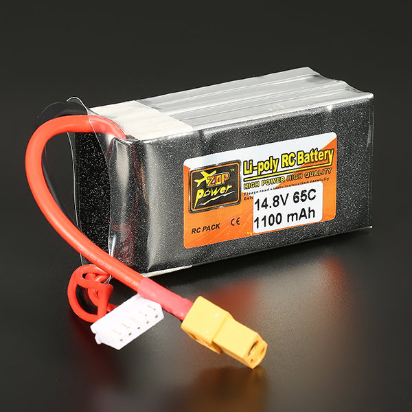 ZOP Power 14.8V 1100mAh 65C 4S Lipo Battery XT60 Plug Cheap