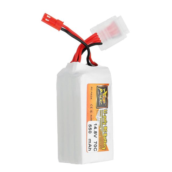 ZOP Power 14.8V 550mAh 70C 4S Lipo Battery JST Plug for RC FPV Racing Drone For Sale