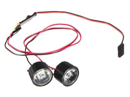 1 Pair LED Light Headlight Spotlight RC Car DIY for Traxxas Slash REVO E-REVO X-MAXX For Discount