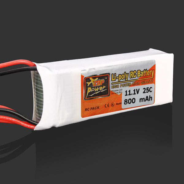 ZOP Power 11.1V 800MAH 3S 25C Lipo Battery JST Plug Discount