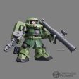 OHS Bandai SD CS Q Ver. Gundam Cross Silhouette Zaku II SD Frame Included Mobile Suit Assembly Model Kits For Cheap