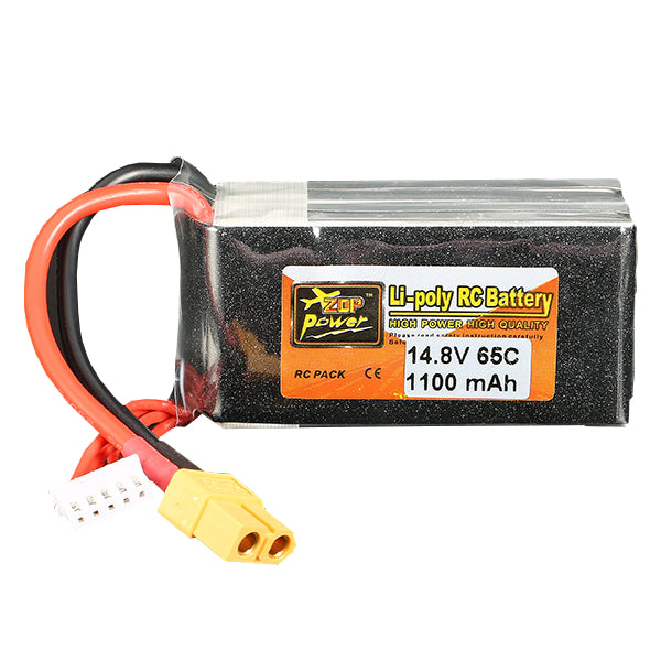 ZOP Power 14.8V 1100mAh 65C 4S Lipo Battery XT60 Plug Cheap