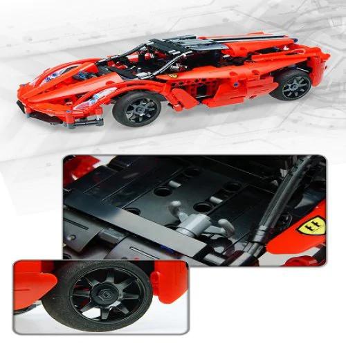 RCtown Remote Control Electric Sports Car Model Toy DIY Assemble Building Blocks RC Car Children Gifts Online now