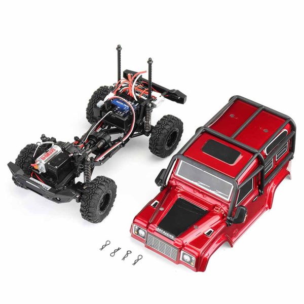 RGT 136240 V2 1 24 2.4G RC Car 4WD 15KM H Vehicle RC Rock Crawler Off-road Two Battery Discount