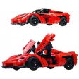 RCtown Remote Control Electric Sports Car Model Toy DIY Assemble Building Blocks RC Car Children Gifts Online now