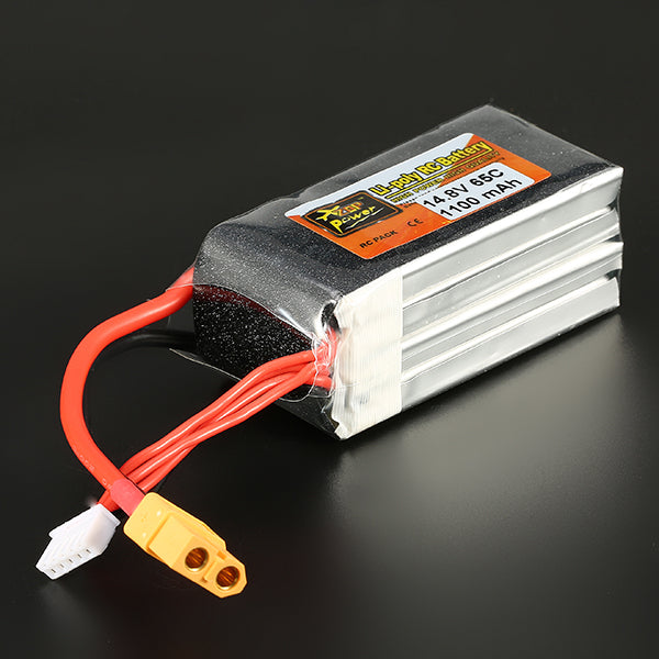 ZOP Power 14.8V 1100mAh 65C 4S Lipo Battery XT60 Plug Cheap