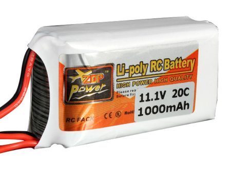 ZOP Power 11.1V 1000MAH 20C 3S Lipo Battery JST Plug Supply