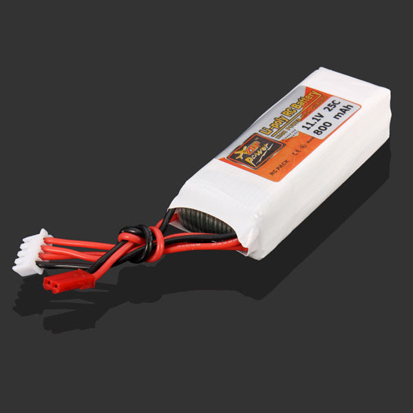 ZOP Power 11.1V 800MAH 3S 25C Lipo Battery JST Plug Discount