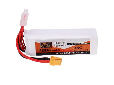 ZOP Power 18.5V 1500mAh 35C 5S Lipo Battery XT60 Plug for FPV RC Drone Cheap