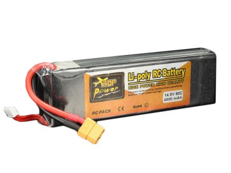 ZOP Power 14.8V 4000mAh 4S 60C Lipo Battery XT60 Plug Online Hot Sale