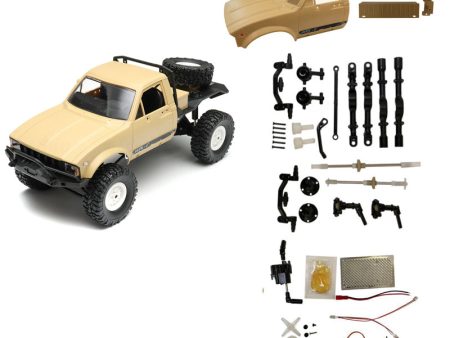 WPL C14 2.4G 1 16 Four Drive Climber RC Car KIT With Servo Motor Online now