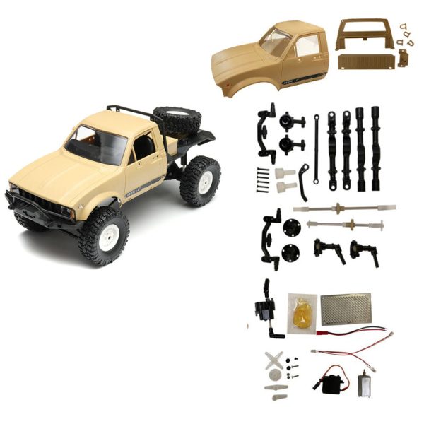 WPL C14 2.4G 1 16 Four Drive Climber RC Car KIT With Servo Motor Online now