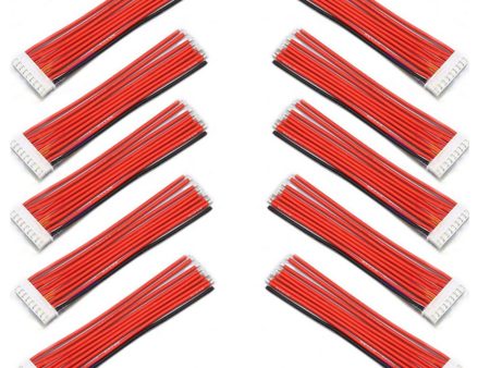 10 Pieces 2.54XH 22AWG 13CM 8S 9Pin Balance Cable Silicone Wire for Lipo Batteries Hot on Sale