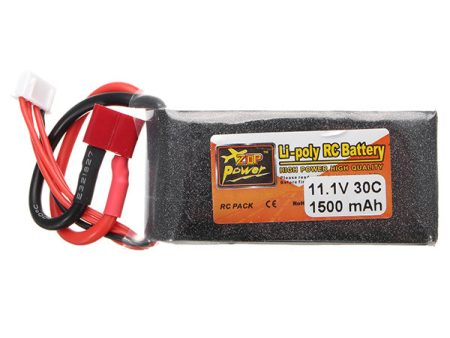 ZOP Power 11.1V 1500MAH 3S 30C Lipo Battery T Plug For Cheap