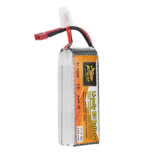 ZOP Power 11.1V 6300mAh 35C 3S Lipo Battery T Plug for RC Quadcopter RC Car Online