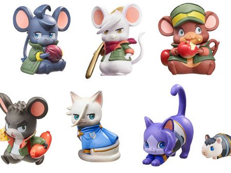 Mobile Suit Gundam IRON-BLOODED ORPHANS Cat & Mouse Cosplay Ver. Action Figure Toy 6pcs set 5cm KT4108 Online now