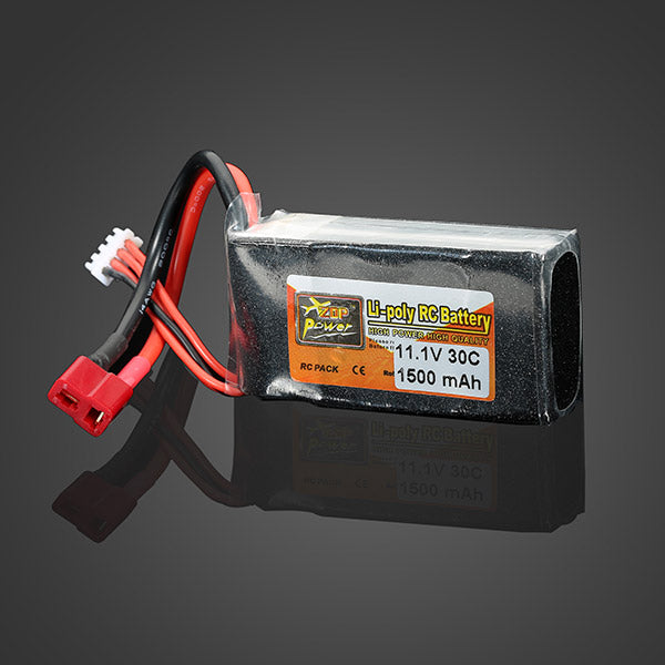 ZOP Power 11.1V 1500MAH 3S 30C Lipo Battery T Plug For Cheap