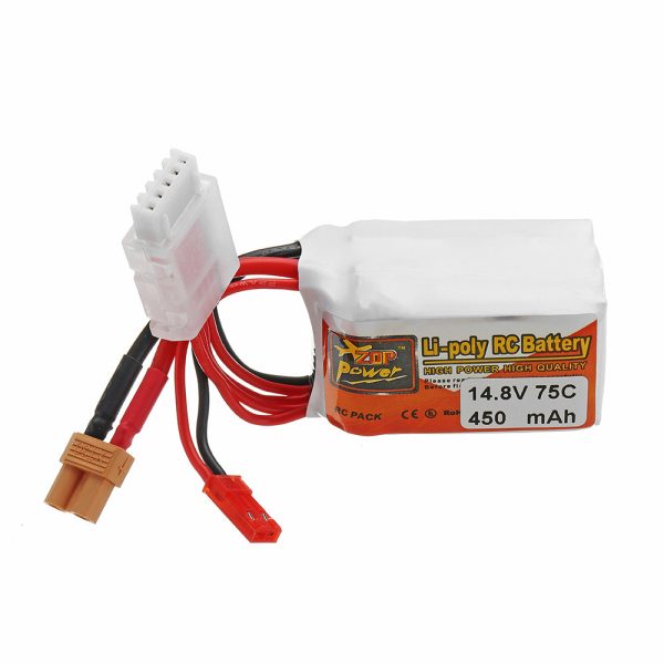 ZOP POWER 14.8V 450mAH 75C 4S Lipo Battery With JST XT30 Plug For RC Models Online