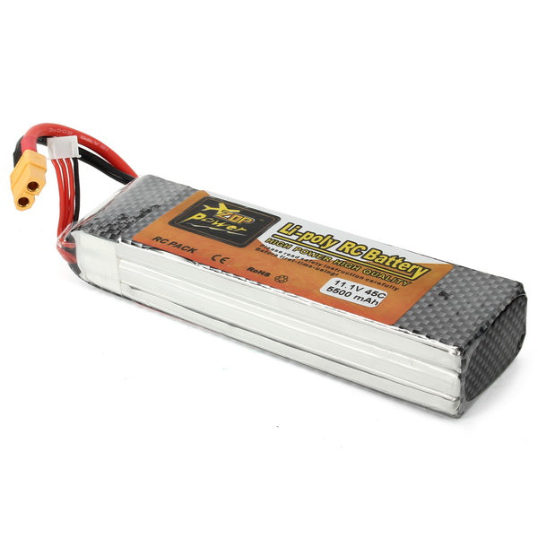 ZOP Power 11.1V 5500mAh 3S 45C Lipo Battery XT60 Plug With Remote Battery Monitor For Cheap