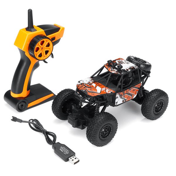 1 22 2.4G 4WD Four Wheel Drive Big Foot Off-Road Vehicle RC Car Crawler Buggy With 2 Battery For Cheap