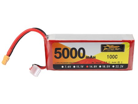 ZOP Power 14.8V 5000mAh 100C 4S Lipo Battery XT60 Plug for RC Quadcopter Car Airplane Fashion