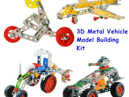 10 Types Magical Model Building Kit Construction Metal Assembly Set 3D Stainless Steel Block Toys For Boys Christmas Gift Online