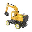 502PCS Construction Model Kit Assembled Excavator Building Block Kit Toys 3D Self-Assembly Metal Model Kit Gift for Children and Online now