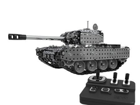 New RC Stainless Steel Assembly Remote Control Tank Kit RC Military Tank Set Bricks Compatible With Model Building Blocks Supply