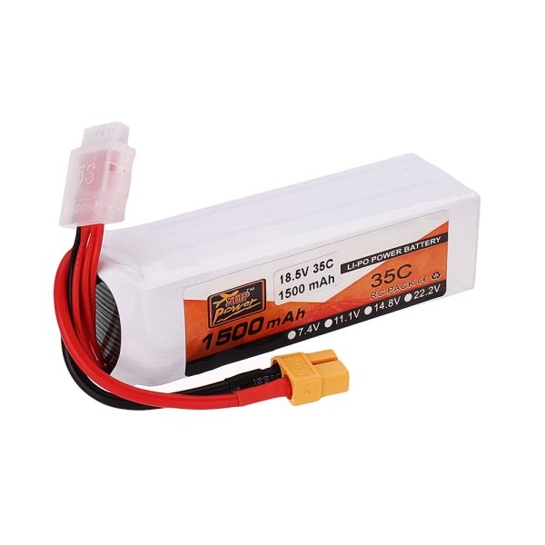 ZOP Power 18.5V 1500mAh 35C 5S Lipo Battery XT60 Plug for FPV RC Drone Cheap