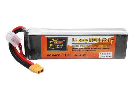 ZOP POWER 11.1V 3500mAh 80C 3S Lipo Battery With XT60 Plug For RC Models Online now