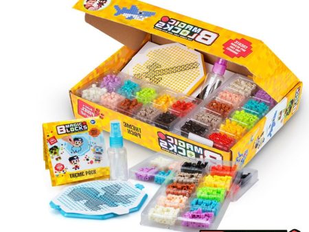 1200beads Water Droplets Bead Toy accessory kit Particles Magic Pixel Blocks DIY Handmade Assembled Spell Plug Gift for Children Online now