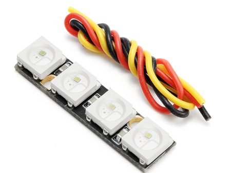 0.7g Super Mini WS2812B RGB5050 4 Bit Colorful LED Strip for Naze32 F3 F4 Flight Controller RC Drone Online