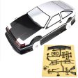 1 10 PVC RC Car Shell Painted Body for Toyota AE86 Model Rc Car Wheelbase 256mm w  Accessories Supply