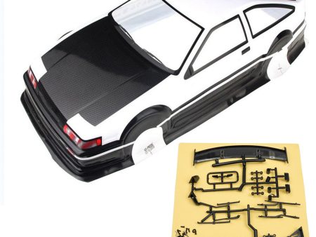 1 10 PVC RC Car Shell Painted Body for Toyota AE86 Model Rc Car Wheelbase 256mm w  Accessories Supply