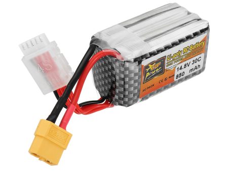 ZOP Power 14.8V 850mAh 30C 4S Lipo Battery XT60 Plug for RC Drone on Sale