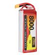 ZOP Power 14.8V 8000mAh 75C 4S Lipo Battery XT60 Plug for RC Car Quadcopter Online