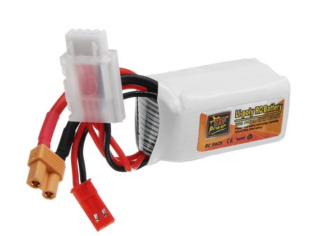 ZOP POWER 11.1V 550mAh 70C 3S Lipo Battery With JST XT30 Plug For RC Models Cheap