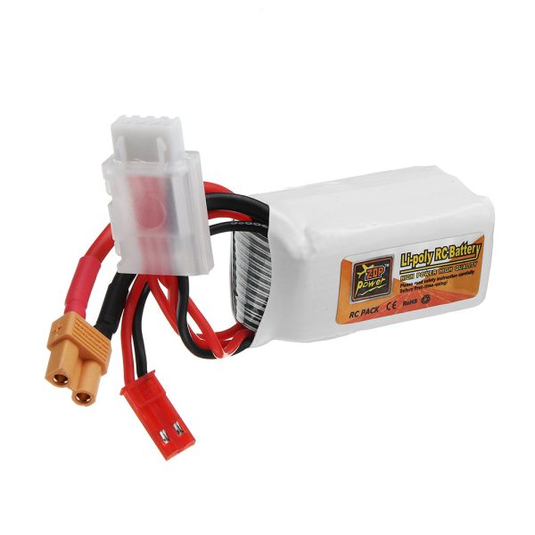 ZOP POWER 11.1V 550mAh 70C 3S Lipo Battery With JST XT30 Plug For RC Models Cheap