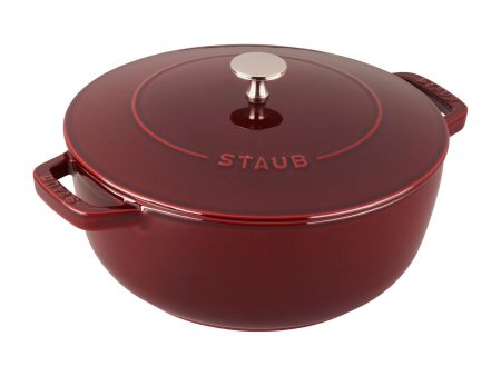 Staub Cast Iron 3.75-qt Essential French Oven - Grenadine on Sale