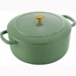 Ballarini Bellamonte Cast Iron 7.5-qt Round Dutch Oven - Saggio Green For Discount