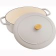 Ballarini Bellamonte Cast Iron 4.75-qt Oval Dutch Oven - Crema White Fashion