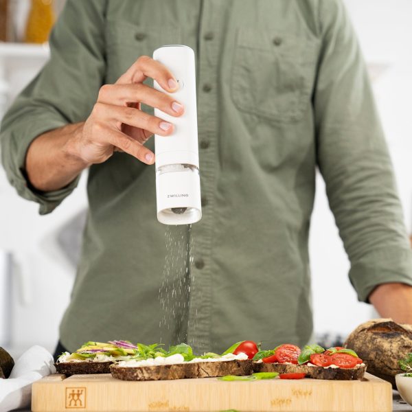 Zwilling Enfinigy Electric Salt Pepper Mill - White Online Hot Sale