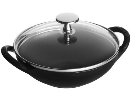 Staub Cast Iron 0.5-qt Baby Wok - Matte Black For Discount