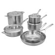 Demeyere Essential 5-ply 10-pc Stainless steel Cookware Set Online