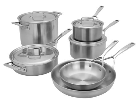 Demeyere Essential 5-ply 10-pc Stainless steel Cookware Set Online