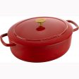 Ballarini Bellamonte Cast Iron 4.75-qt Oval Dutch Oven - Pomodoro Red Online